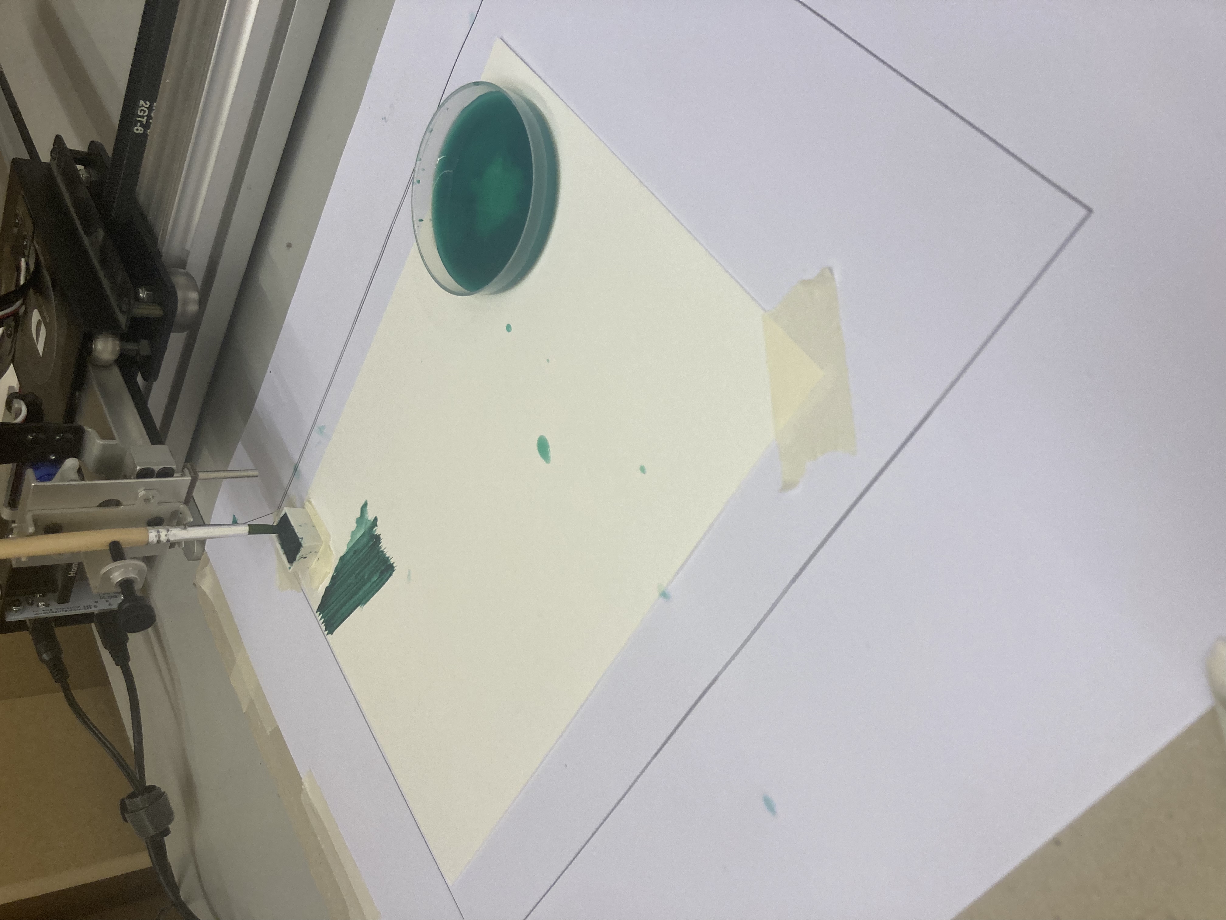Painting with a plotter