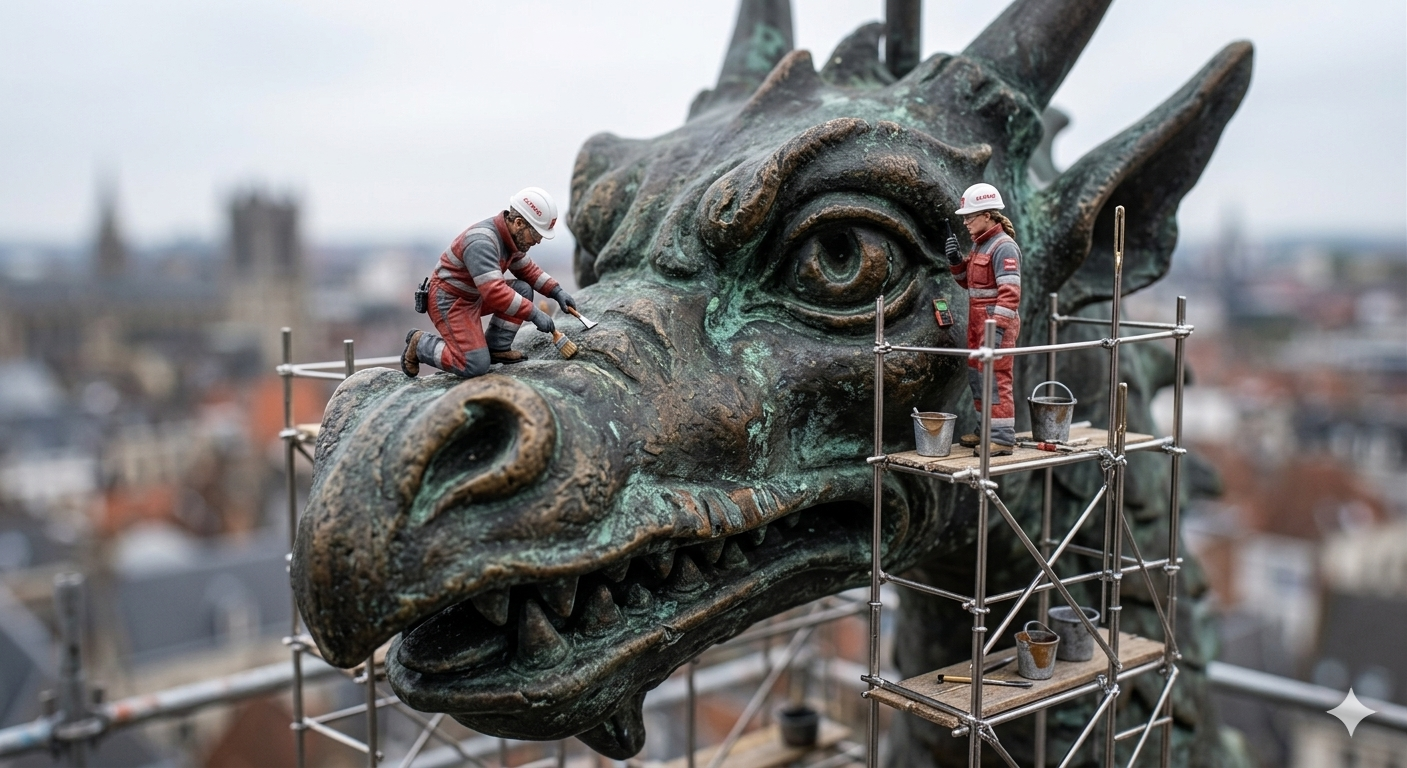 Dragon detail