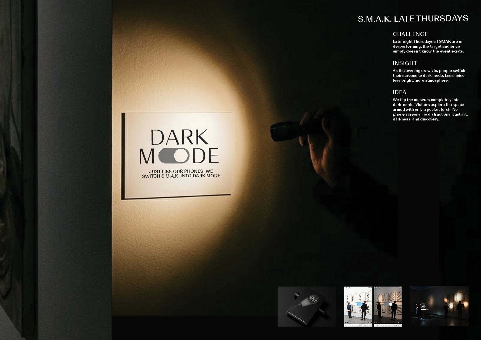 SMAK goes Dark Mode caseboard